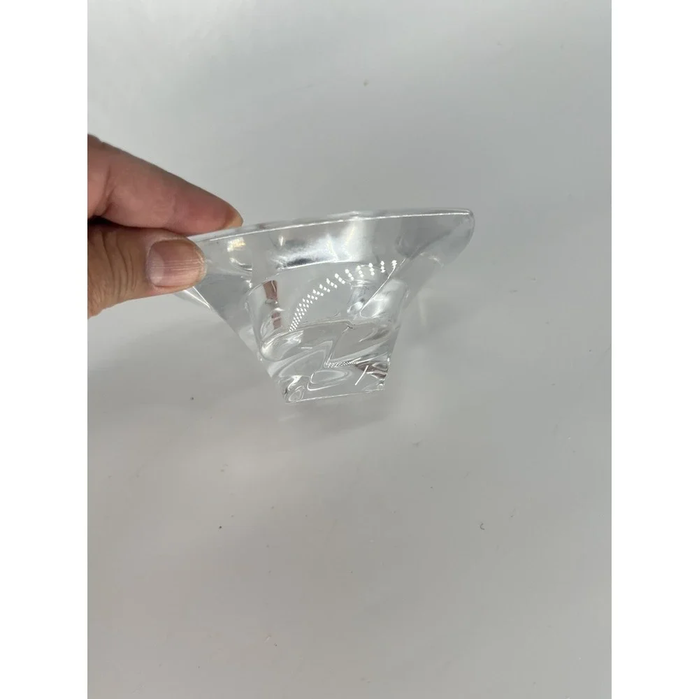 Nambe Crystal Votive & Tea‎ Light Candle Holder